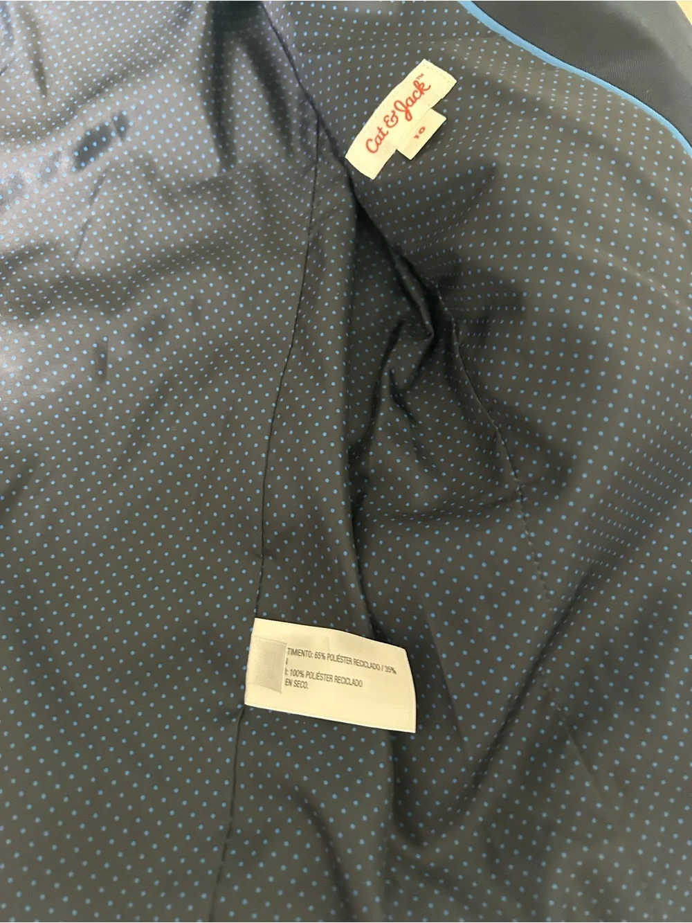 NWT Black Boys 10 Cat & Jack Navy Blue Tailored Blazer